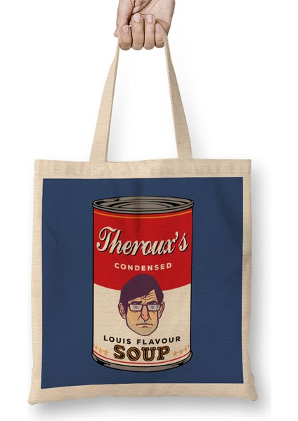 Louis Theroux Campbell Soup Warhol Bez Çanta Uzun Saplı