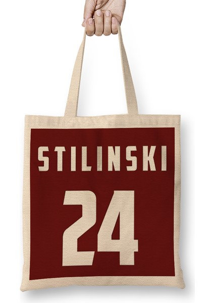Stıles Stılınskı 24 Teen Wolf Serıes Teen Wolf Lover Bez Çanta Uzun Saplı
