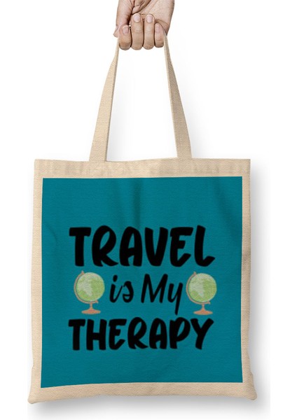 Funny Travel Gift Design Lover- Trippin Wanderlust Journey Adventurer Vacation Bez Çanta Uzun Saplı