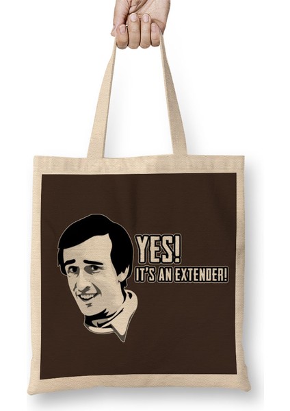 Alan Partridge Extender Quote Bez Çanta Uzun Saplı
