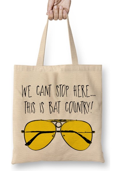 This Is Bat Country Fear And Loathing In Las Vegas Bez Çanta Uzun Saplı
