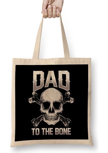 Funny Dad To The Bone Pun Father's Dad Jokes Bez Çanta Uzun Saplı