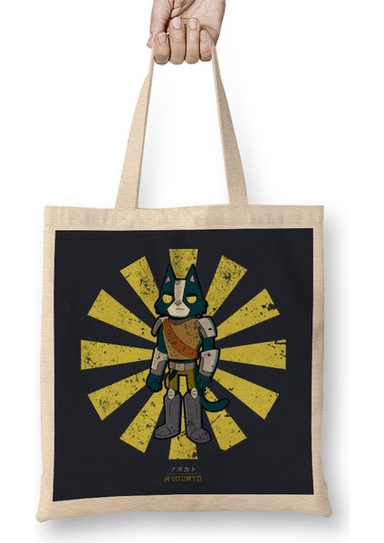 Avocato Retro Japanese Final Space Bez Çanta Uzun Saplı