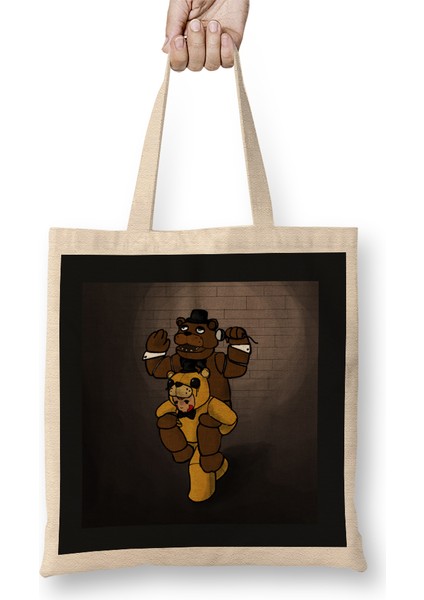 Five Nights At Freddy's Ugly Sweater Bez Çanta Uzun Saplı