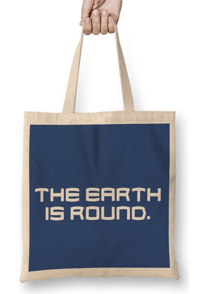 The Earth Is Round Bez Çanta Uzun Saplı