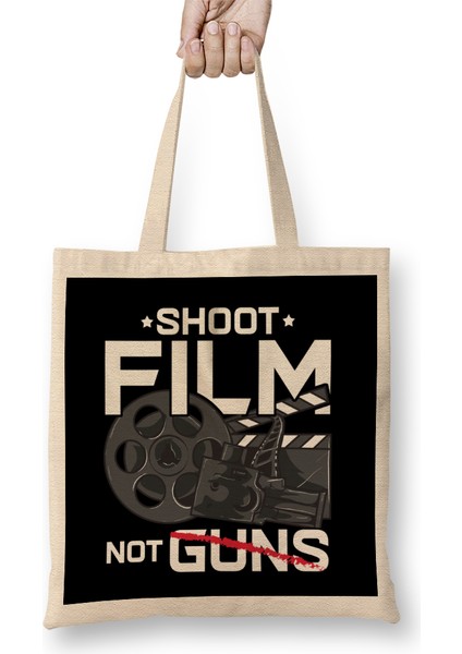 Shoot Film Not Guns Peaceful Filmmaker Director Bez Çanta Uzun Saplı