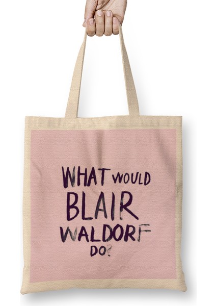 What Would Blair Waldorf Do 03 Bez Çanta Uzun Saplı