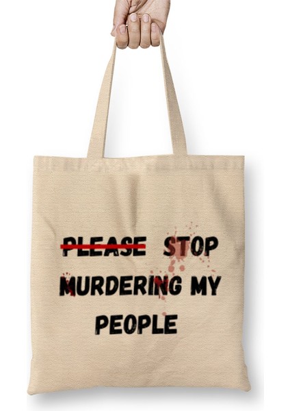 Please Stop Murderıng My People Ma’khia Bryant Bez Çanta Uzun Saplı