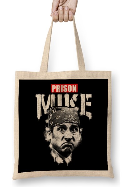 Prison Mike The Office 02 Bez Çanta Uzun Saplı