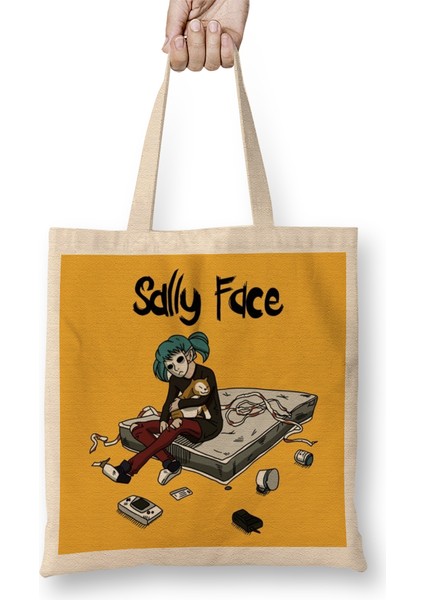 Sally Face 01 Bez Çanta Uzun Saplı