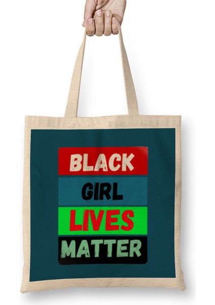 Black Girls Live Matter Ma’khia Bryant Bez Çanta Uzun Saplı