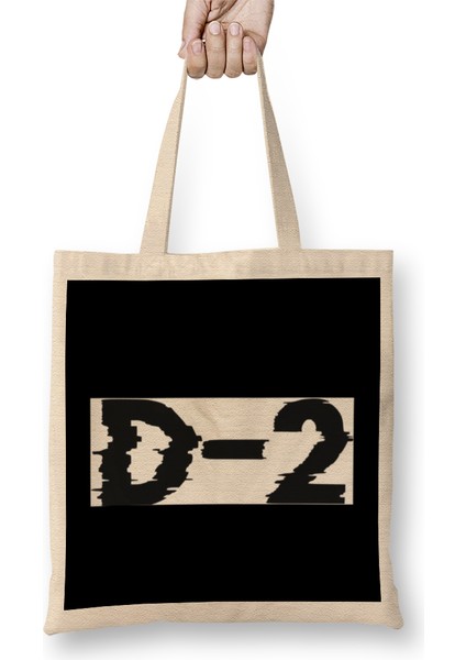 Agust D D 2 Logo Bez Çanta Uzun Saplı