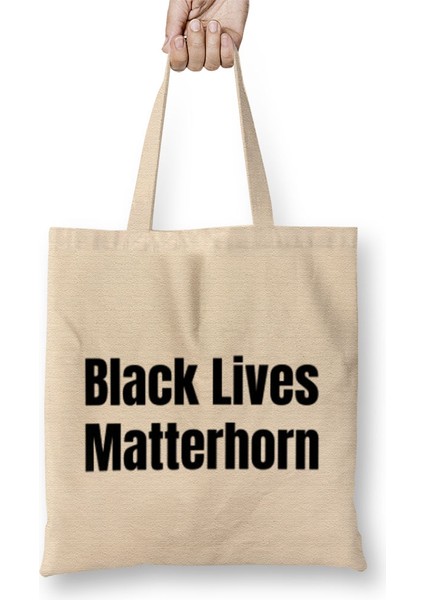 Black Lives Matterhorn Bez Çanta Uzun Saplı