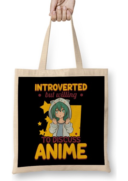 Cute Introverted But Willing To Discuss Anime Girl Bez Çanta Uzun Saplı