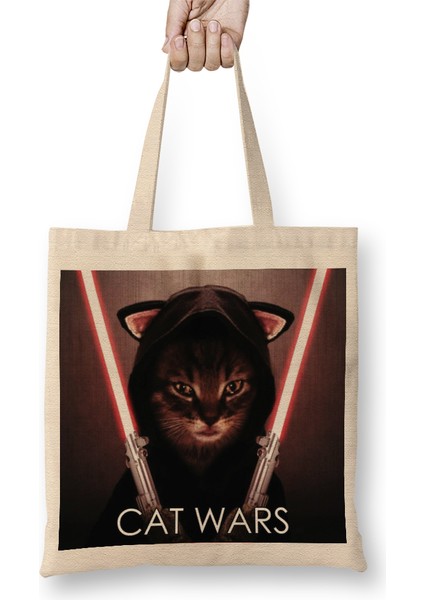 Star Cat Wars 04 Bez Çanta Uzun Saplı