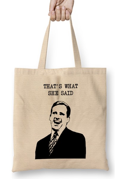 That's What She Said 01 Bez Çanta Uzun Saplı