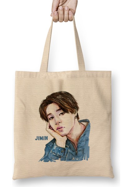 Bts Park Jimin Bts Marker Art Bez Çanta Uzun Saplı