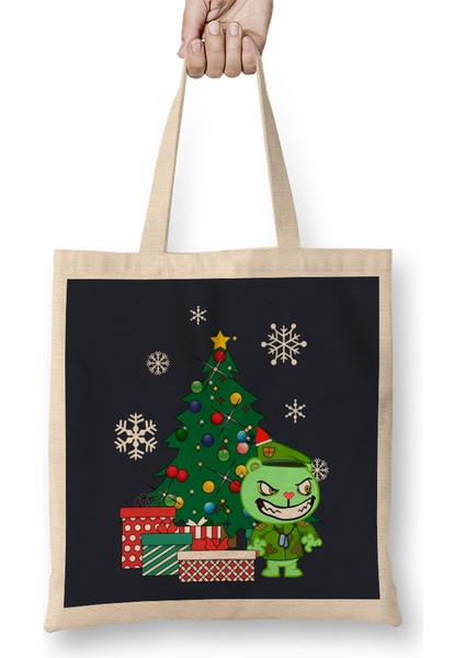 Flipqy Around The Christmas Tree Happy Tree Friends Bez Çanta Uzun Saplı