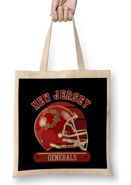 New Jersey Generals Helmet Bez Çanta Uzun Saplı