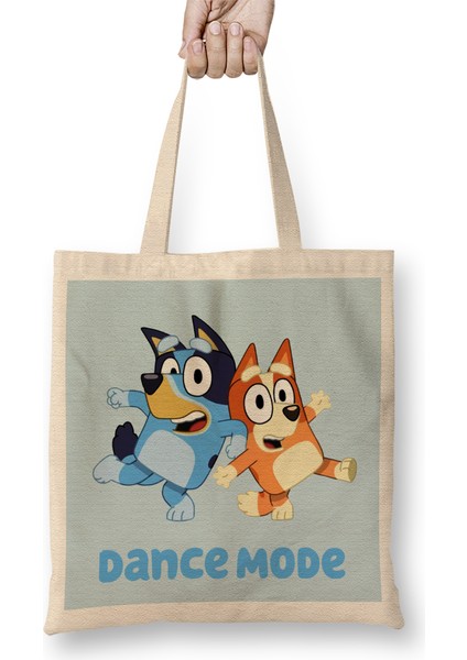 Dance Mode Bluey And Bingo Bez Çanta Uzun Saplı