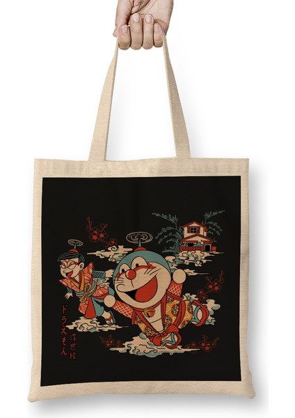 Dora-Zombie Doraemon Bez Çanta Uzun Saplı