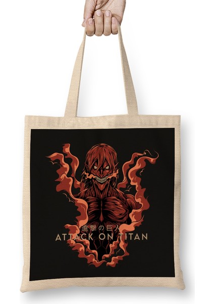 Founding Titan Menace Attack On Titan Bez Çanta Uzun Saplı