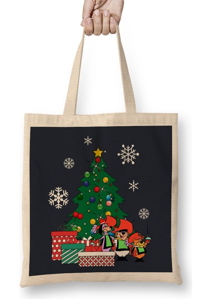 Yippee Yappee And Yahooey Around The Christmas Tree Bez Çanta Uzun Saplı
