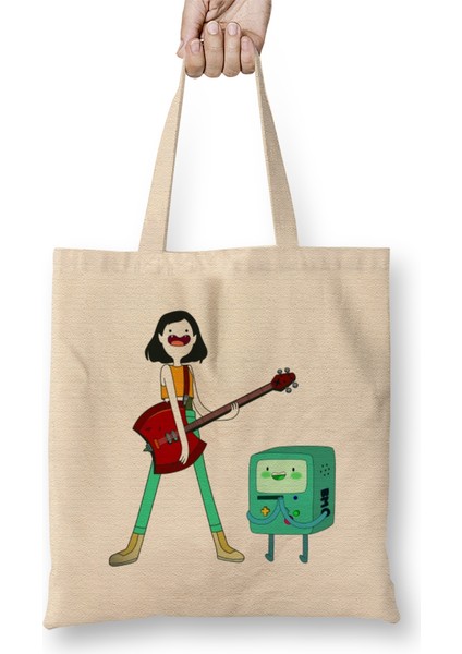 Adventure Time Marceline And Bmo Bez Çanta Uzun Saplı