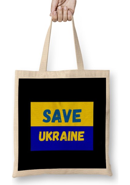 Free Ukraine Flag 2022 Bez Çanta Uzun Saplı