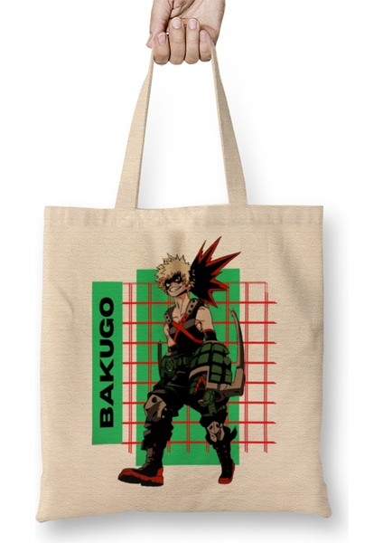 Katsuki Bakugo My Hero Academia Bez Çanta Uzun Saplı