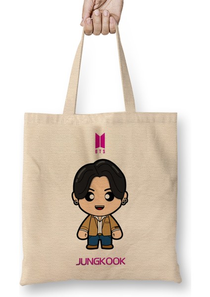 Jungkook Bts Golden Makne Minime Version Bez Çanta Uzun Saplı