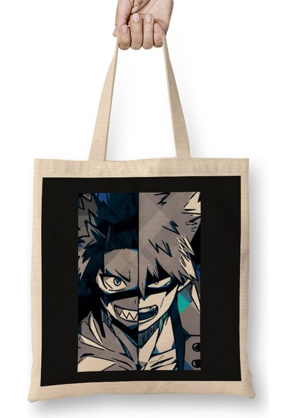 Bakugo And Kirishima My Hero Academia Bez Çanta Uzun Saplı