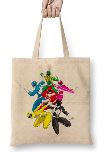 Power Rangers Let's Power Up - Zyuranger Bez Çanta Uzun Saplı