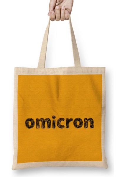 Omicron Sosial Distancing Bez Çanta Uzun Saplı