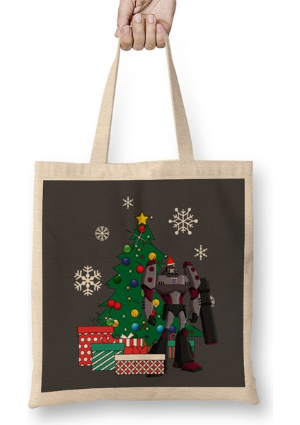 Megatron Around The Christmas Tree Transformers Bez Çanta Uzun Saplı