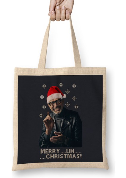Jeff Goldblum Merry Uh Christmas Bez Çanta Uzun Saplı