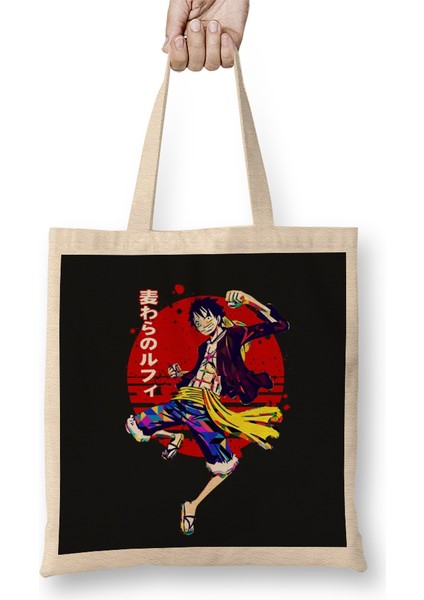 One Piece Mugiwara No Luffy Bez Çanta Uzun Saplı