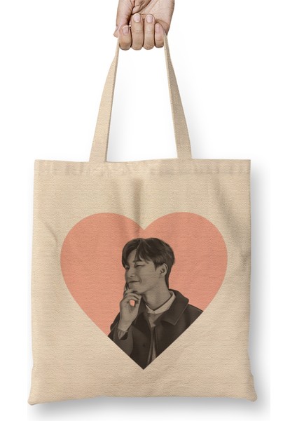 Park Seo Joon Cutie Pie 01 Bez Çanta Uzun Saplı