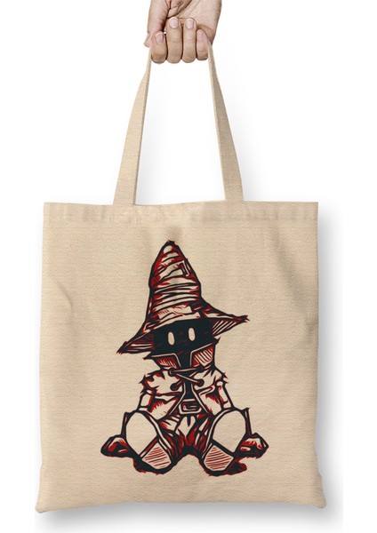 Final Fantasy Vivi Final Fantasy Bez Çanta Uzun Saplı