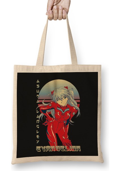 Asuka Langley Sohryu Evangelion 04 Bez Çanta Uzun Saplı
