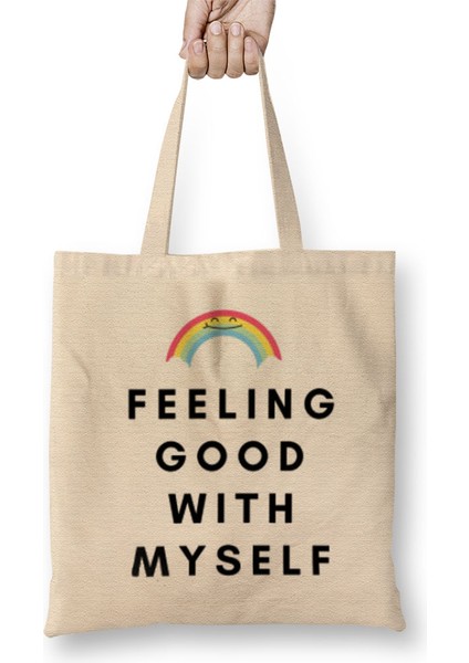 Feeling Good With Myself Bez Çanta Uzun Saplı