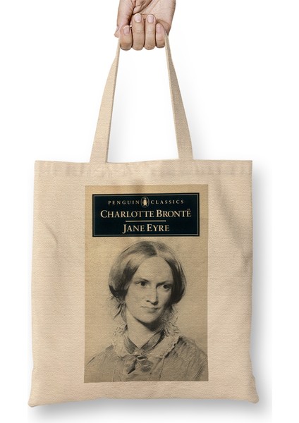 Jane Eyre Charlotte Bronte Jan Eyre And Mr Rochester Bez Çanta Uzun Saplı