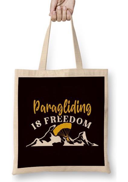 Paragliding Freedom Paraglider Parachuting Skydiving Pilot Bez Çanta Uzun Saplı