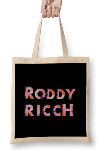 Roddy Ricch Logo Bez Çanta Uzun Saplı