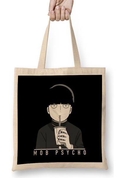 Mob Psycho 100 Bez Çanta Uzun Saplı
