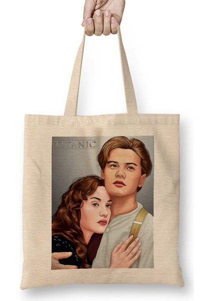 Movie Lover Rose And Jack Titanic Bez Çanta Uzun Saplı