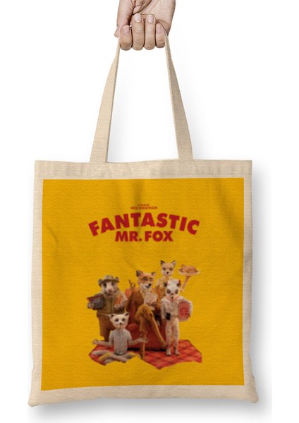Fantastic Mr Fox -Krıstofferson Bez Çanta Uzun Saplı
