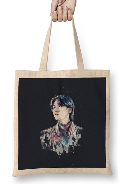 Bts Suga Bts Bangtan Boys Bez Çanta Uzun Saplı