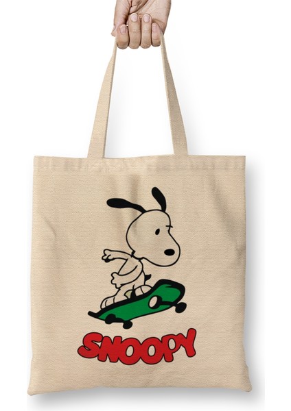 Snoopy Skating Bez Çanta Uzun Saplı