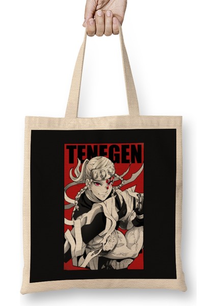Tengen Uzui Sound Hashira Flashy Ninja Bez Çanta Uzun Saplı